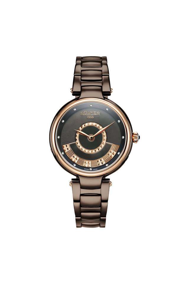 Lady-Mermaid-36-mm-Brown-Dial-Stainless-Steel-Analog-Watch-For-Women---602857-43-60-50