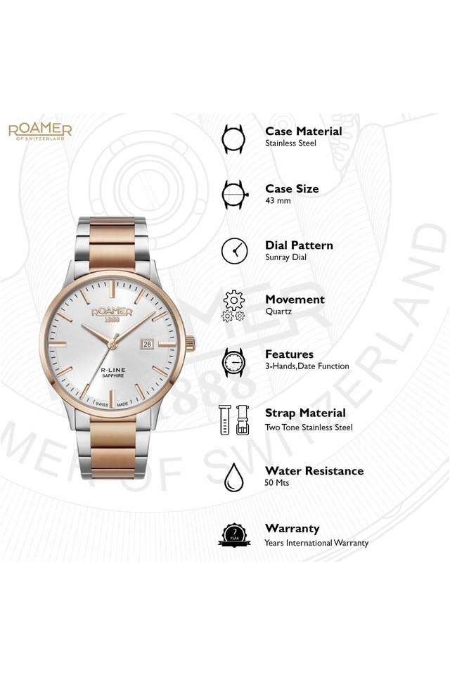 Mens-43-mm-R-Line-Classic-Silver-Dial-Stainless-Steel-Analogue-Watch---718833-47-15-70