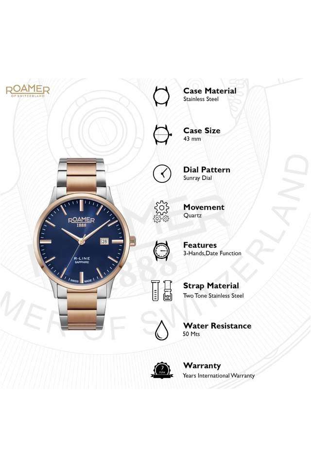 Mens-43-mm-R-Line-Classic-Blue-Dial-Stainless-Steel-Analogue-Watch---718833-47-45-70