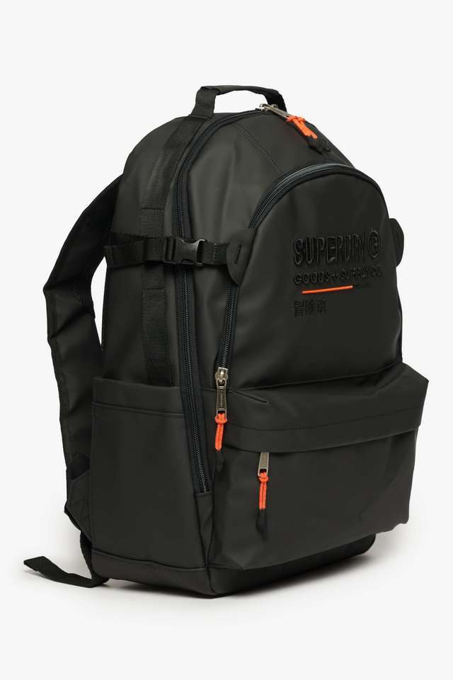 Superdry Tarp Backpack Superdry Backpack Grey Tarp Embroidered