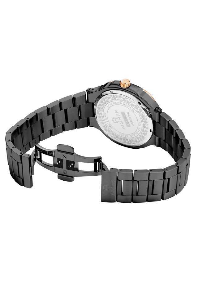 Taviano-2-43-mm-Black-Dial-Stainless-Steel-Analogue-Wrist-Watch-for-Men---AIAGW241012W