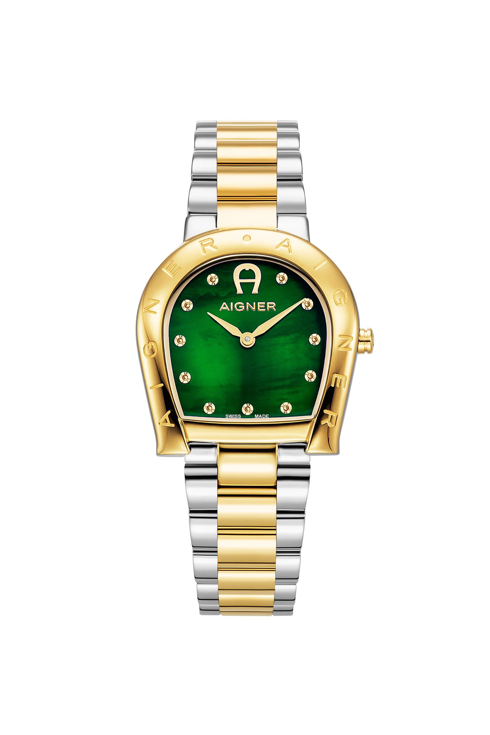 Ravenna-DUE-Set-33x33.5-mm-Green-Dial-Stainless-Steel-Analogue-Watch-For-Women---AIAGW259002W
