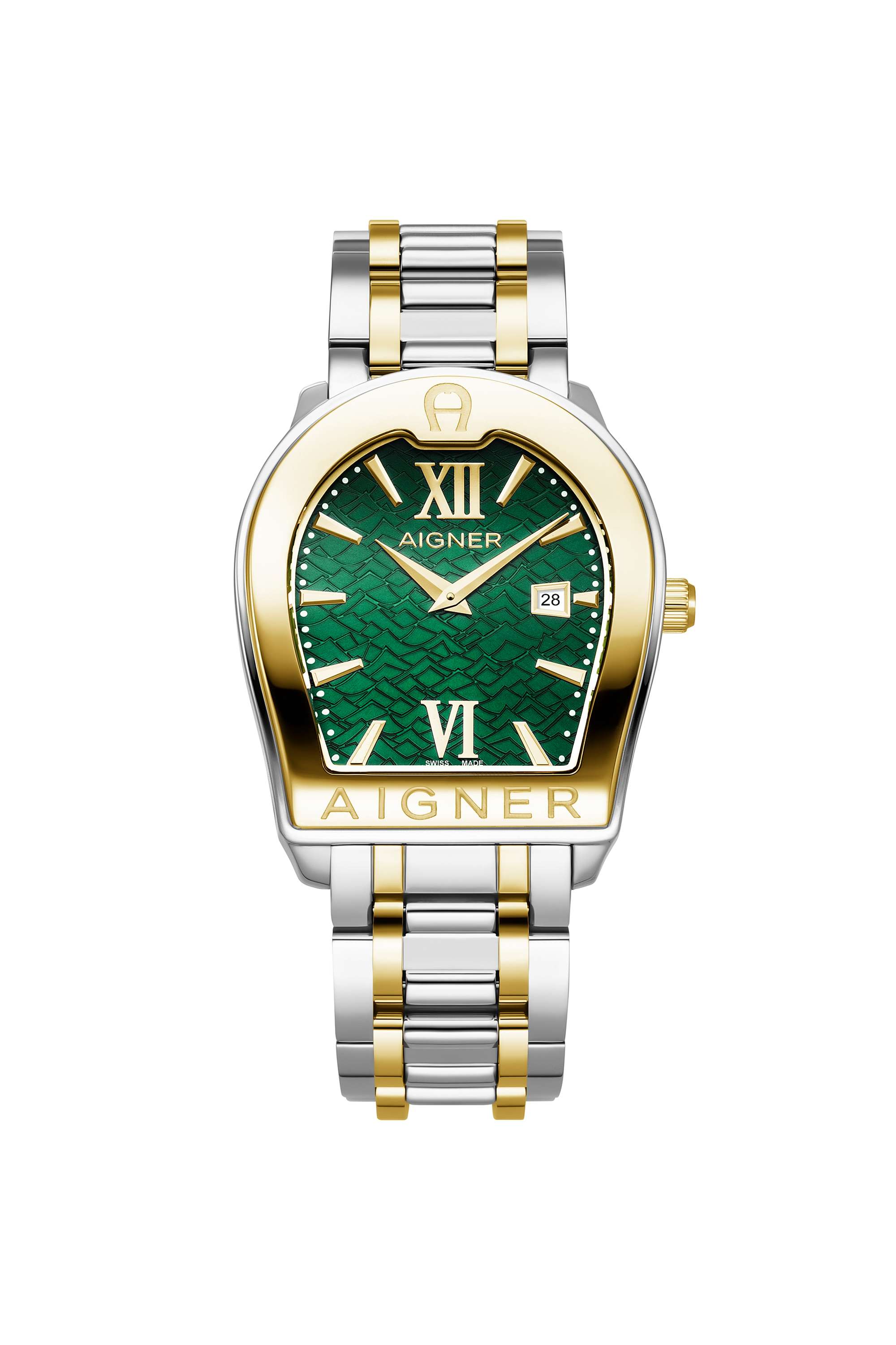 Verona-Due-39x47.2-mm-Green-Dial-Stainless-Steel-Analogue-Watch-For-Men---AIAGW260003W