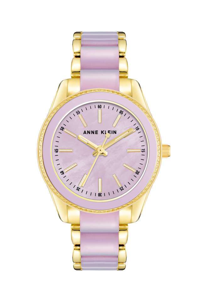 Quartz-37.5-mm-Lavender-Dial-Acrylic-Analog-Watch-for-Women