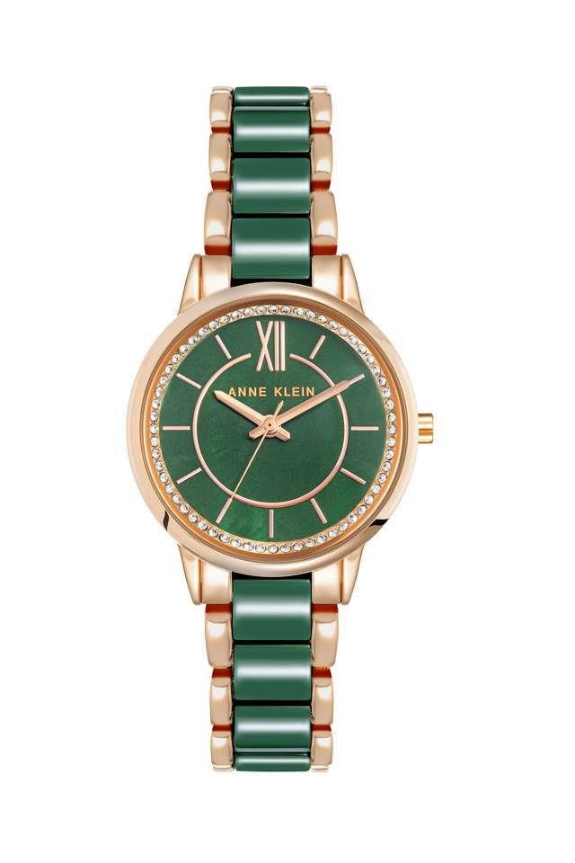 Quartz-32-mm-Green-Dial-Ceramic-Analog-Watch-for-Women