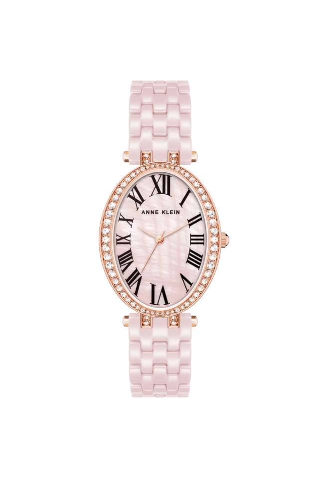 Quartz-27-mm-Pink-Dial-Ceramic-Analogue-Wrist-Watch-for-Women---AK3996RGLP