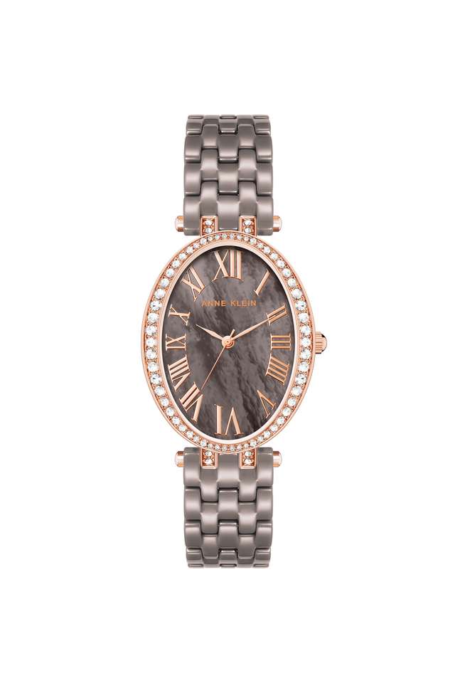 Quartz-27-mm-Grey-Dial-Ceramic-Analogue-Wrist-Watch-for-Women---AK3996RGTP
