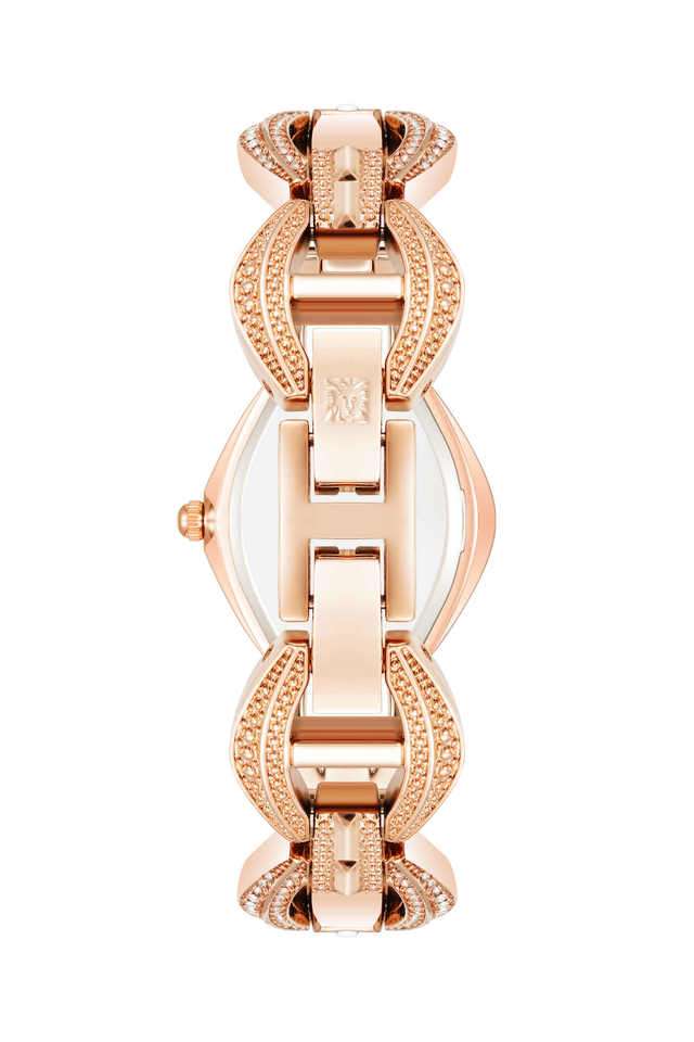 Anne-Klein-Women-White-mother-of-pearl-Dial-Analog-Watch