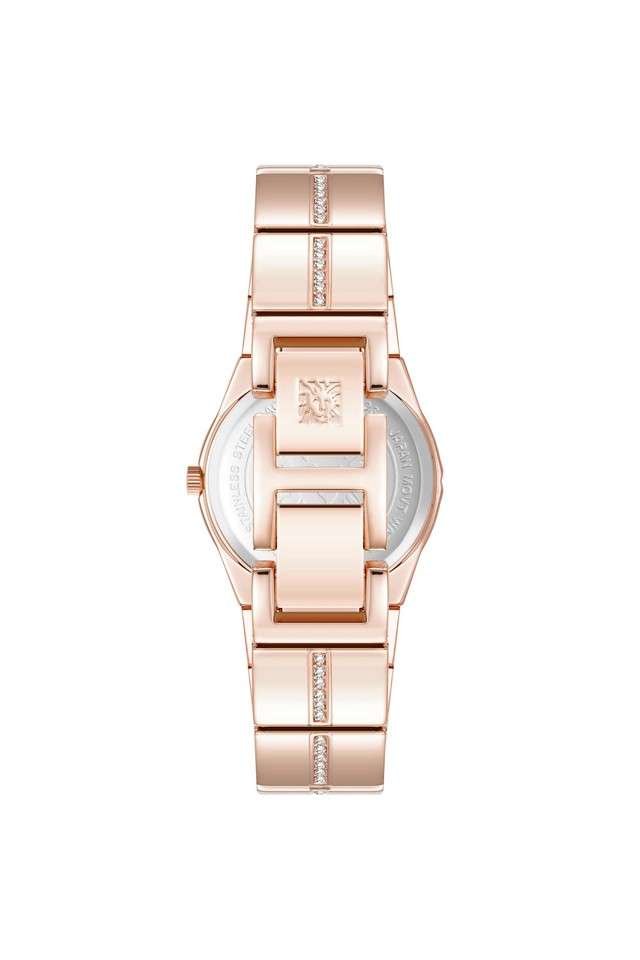 Quartz-32-mm-Rose-Gold-Dial-Metal-Analogue-Watch-for-Women---AK5036RGRG