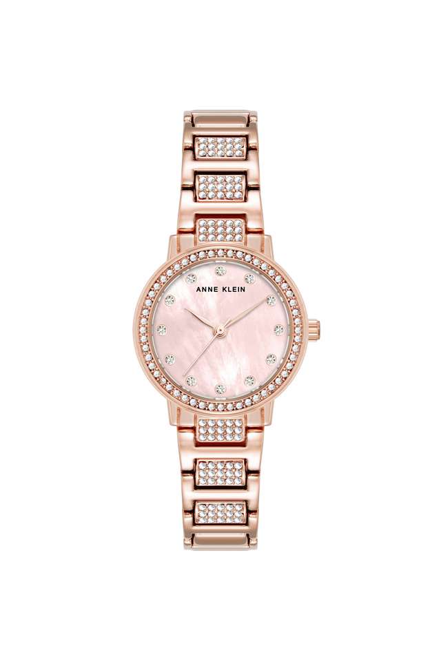 Quartz-26-mm-Pink-Dial-Metal-Analogue-Watch-for-Women---AK5104BMRG