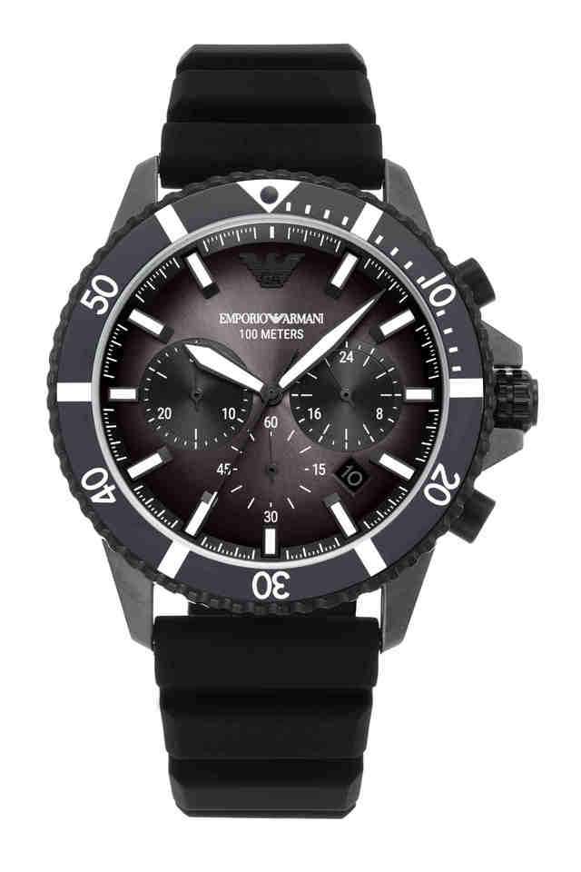 Quartz-43-mm-Multicolour-Dial-Silicone-Chronograph-Watch-for-Men---AR11515I