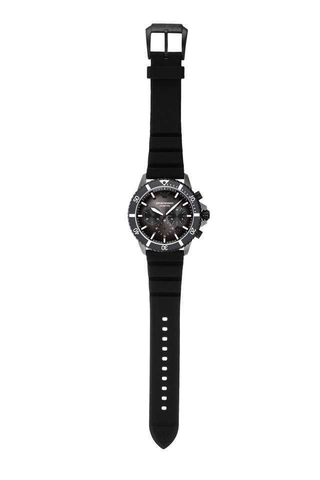 Quartz-43-mm-Multicolour-Dial-Silicone-Chronograph-Watch-for-Men---AR11515I