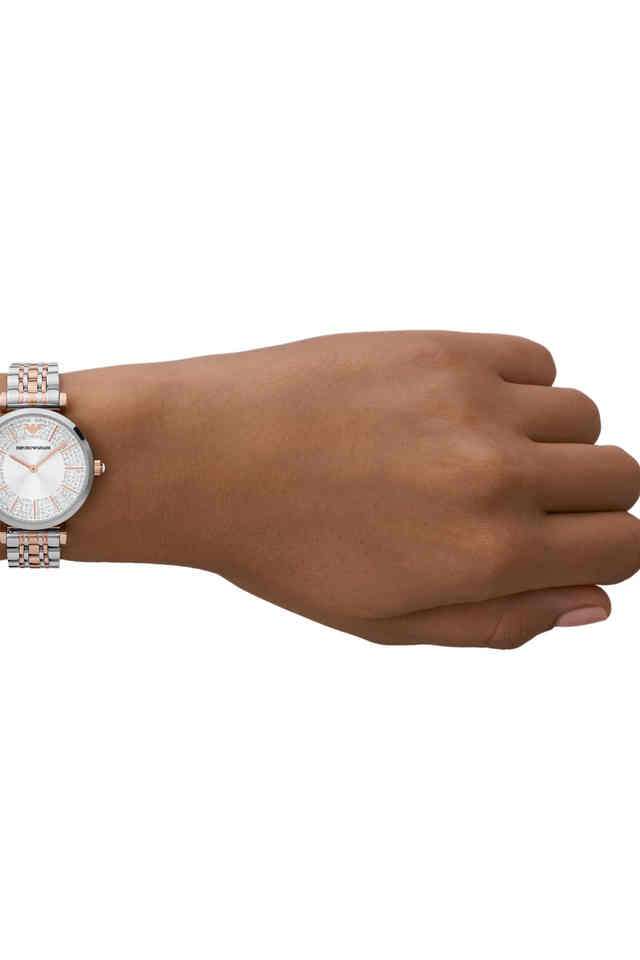 Quartz-32-mm-Silver-Dial-Stainless-Steel-Analog-Watch-for-Women---AR11537