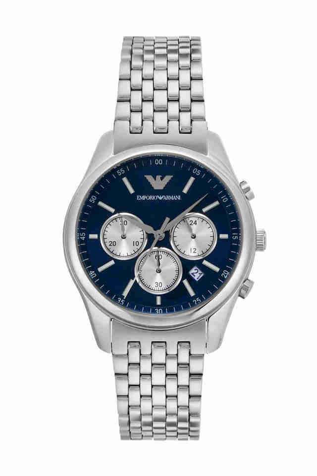 Quartz-41-mm-Blue-Dial-Stainless-Steel-Chronograph-Wrist-Watch-for-Men---AR11582I
