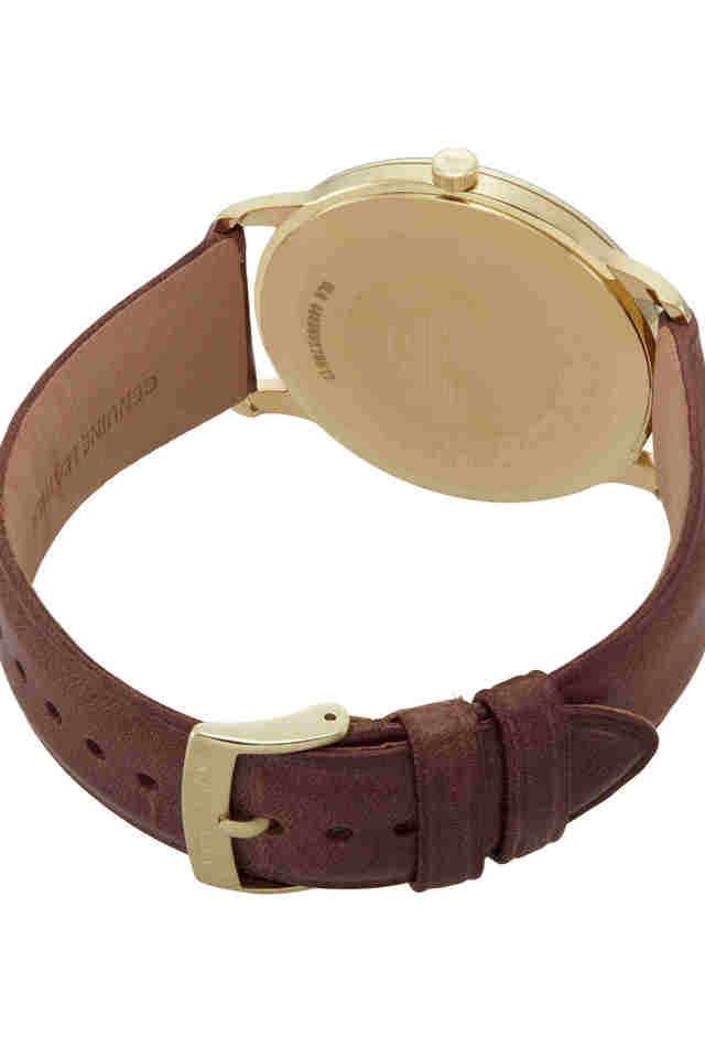 Quartz-42-mm-Beige-Dial-Leather-Analogue-Wrist-Watch-for-Men---AR11610