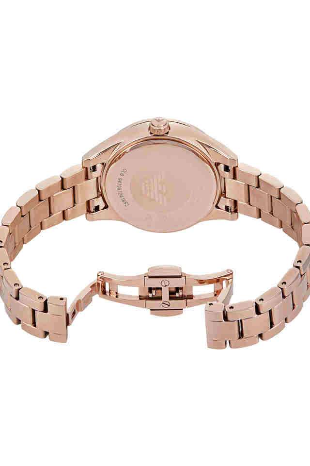 Buy Emporio Armani NoColour Quartz 36 mm White Dial Stainless