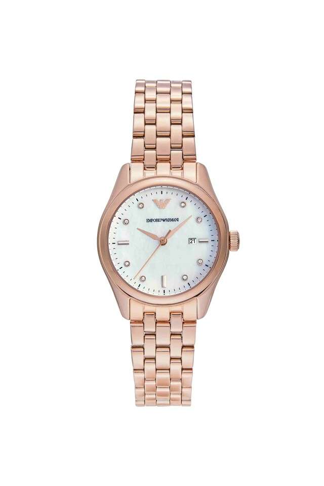 Quartz-32-mm-Multicolour-Dial-Stainless-Steel-Analogue-Watch-for-Women---AR11615