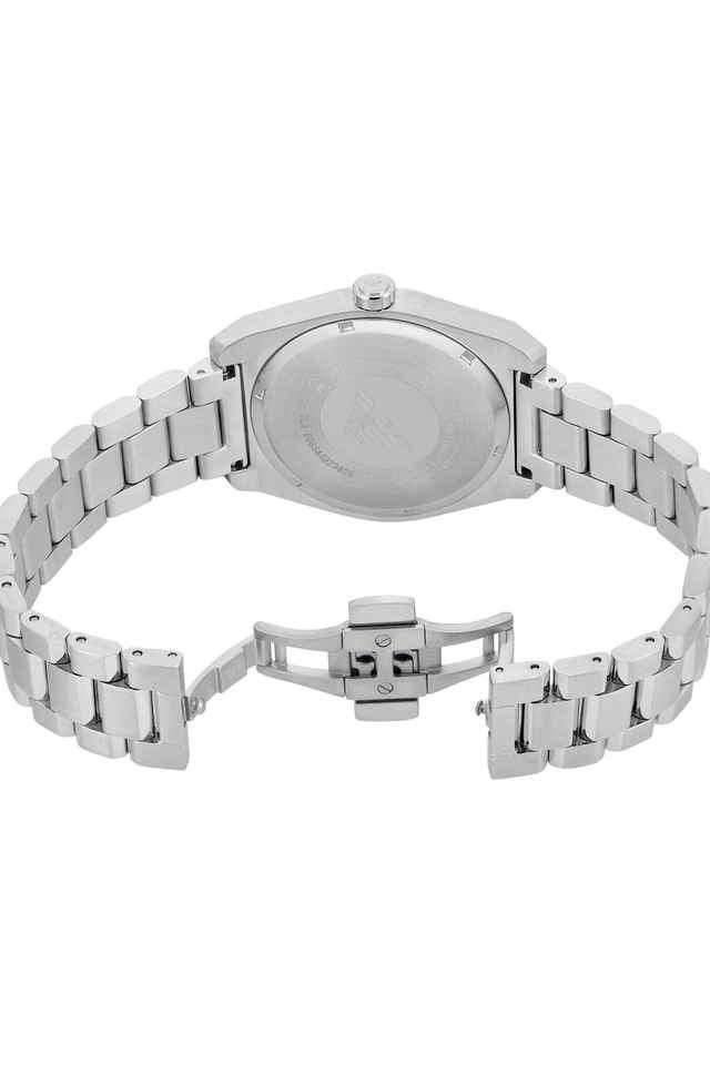 Quartz-41-mm-Black-Dial-Stainless-Steel-Analogue-Watch-for-Men---AR11622