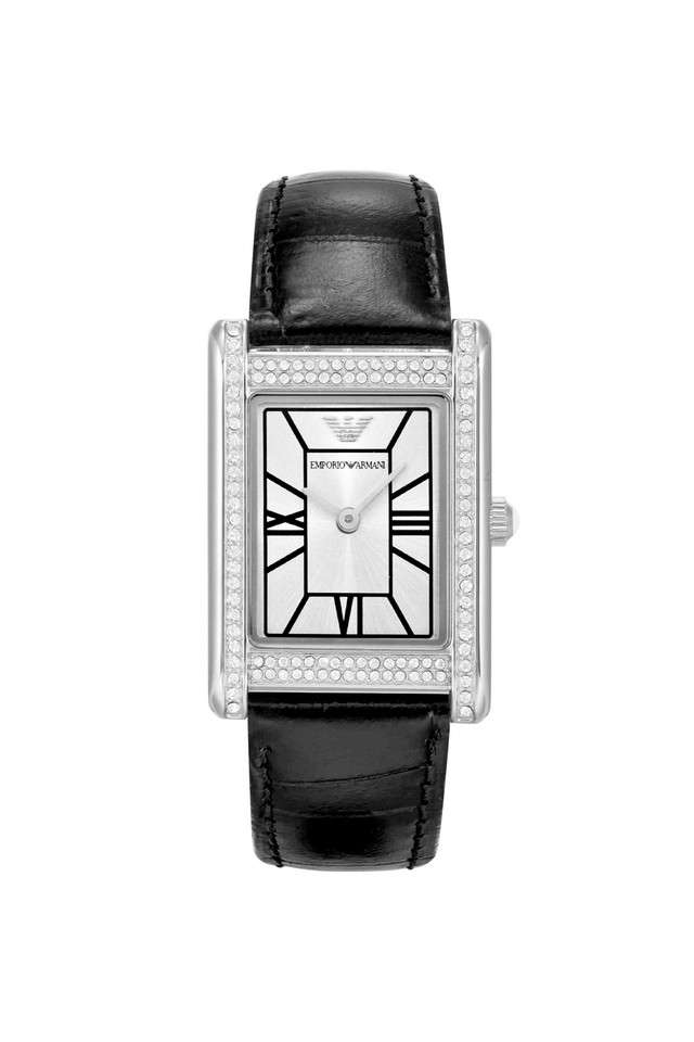 Quartz-32-mm-Silver-Dial-Leather-Analogue-Watch-for-Women---AR11623