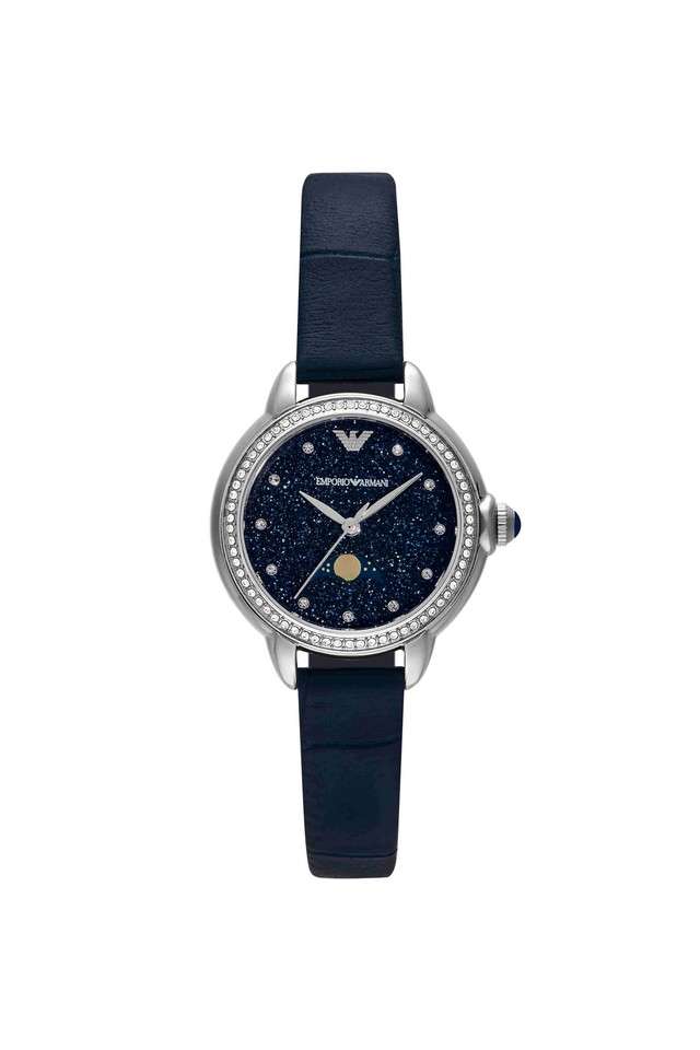 Quartz-32-mm-Blue-Dial-Leather-Analogue-Watch-for-Women---AR11629