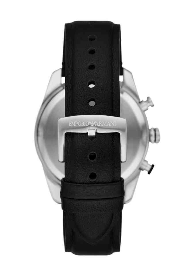 Quartz-42-mm-Multicolour-Dial-Leather-Chronograph-Watch-for-Men---AR11635