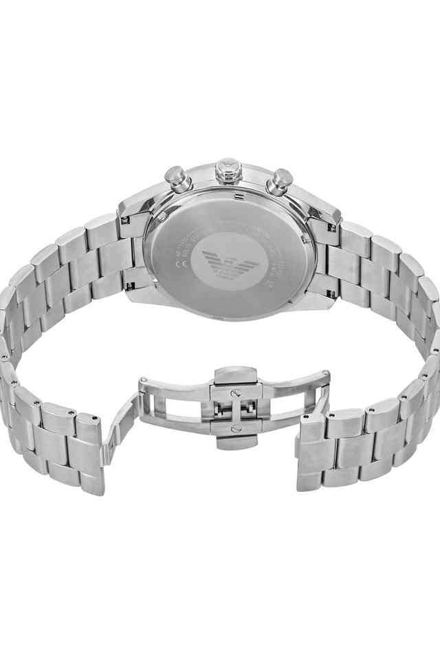 Quartz-42-mm-Multicolour-Dial-Stainless-Steel-Chronograph-Watch-for-Men---AR11636