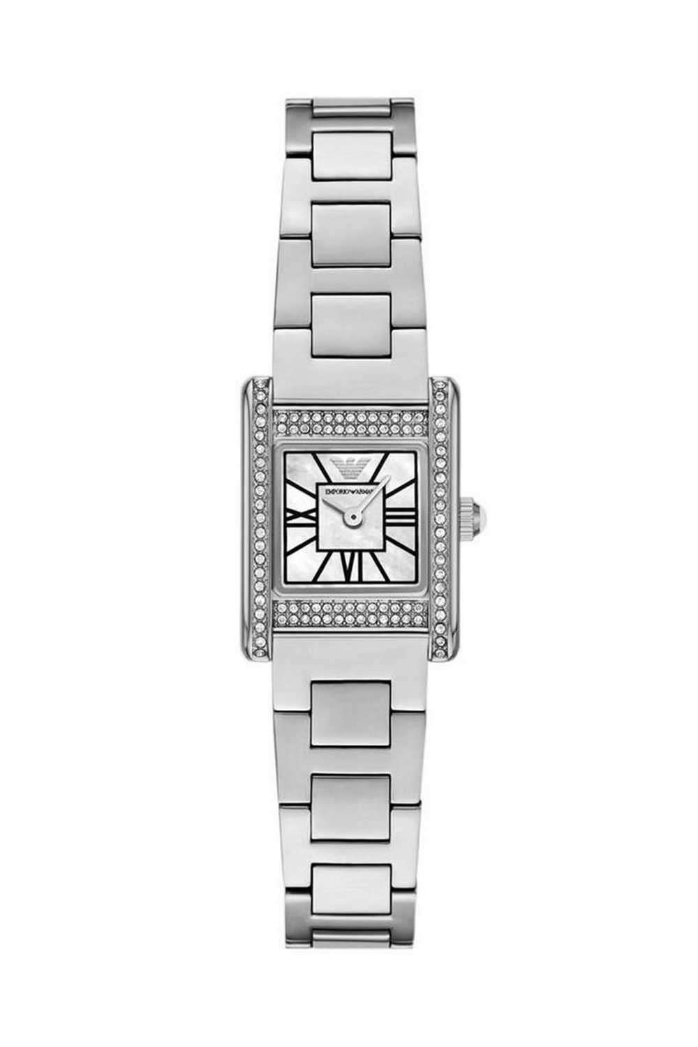 Genni-Women-s-20-mm-Analogue-Quartz-Watch---White-Dial-with-Silver-Stainless-Steel-Strap-(WAR11662I)