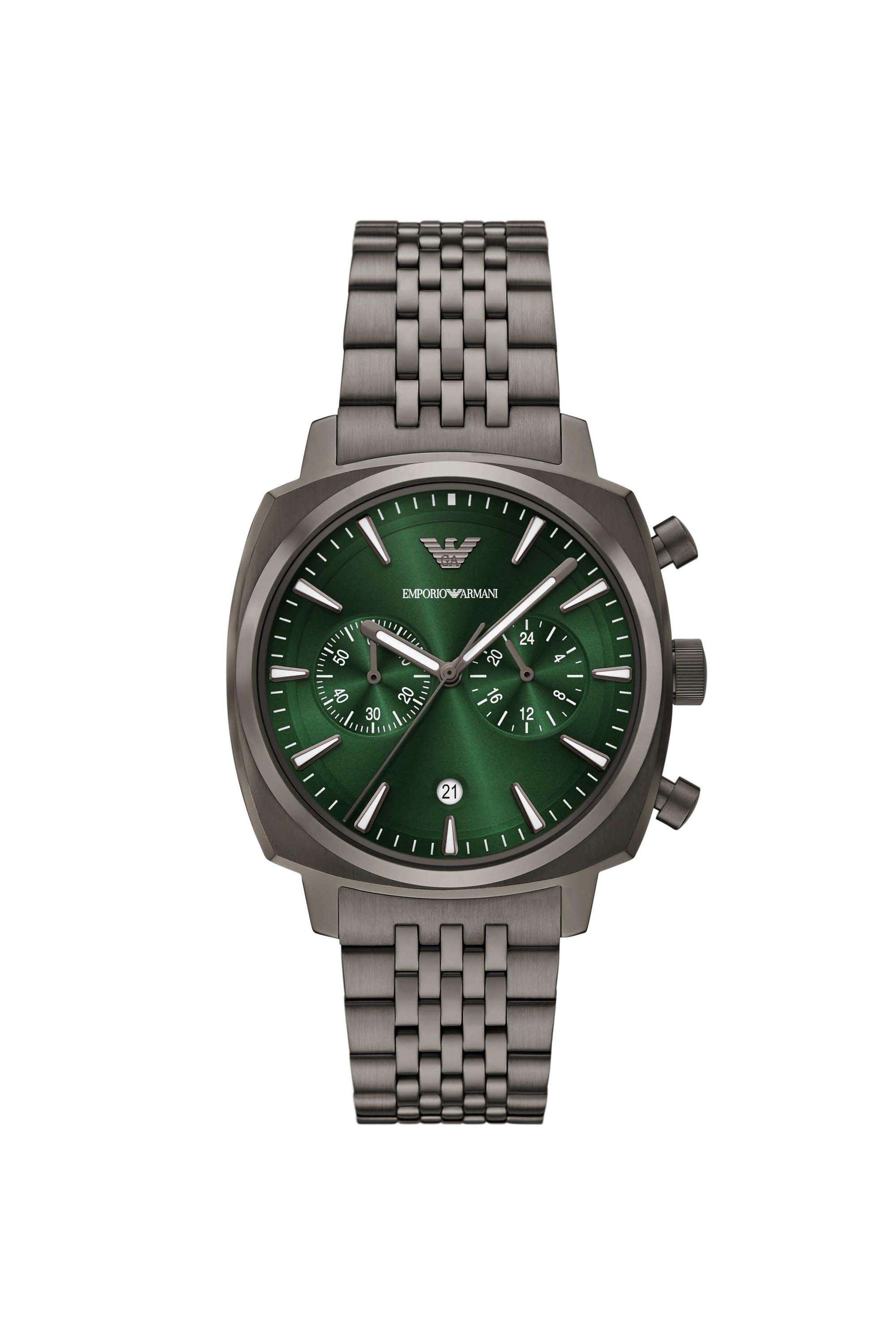 40-mm-Green-Dial-Stainless-Steel-Analogue-Watch-For-Men---AR11689