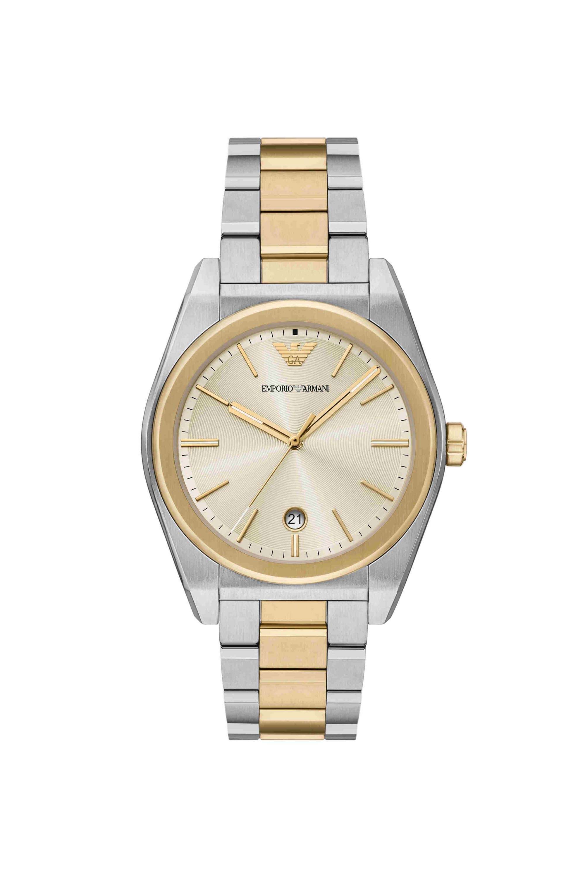 41-mm-Beige-Dial-Stainless-Steel-Analogue-Watch-For-Men---AR11716