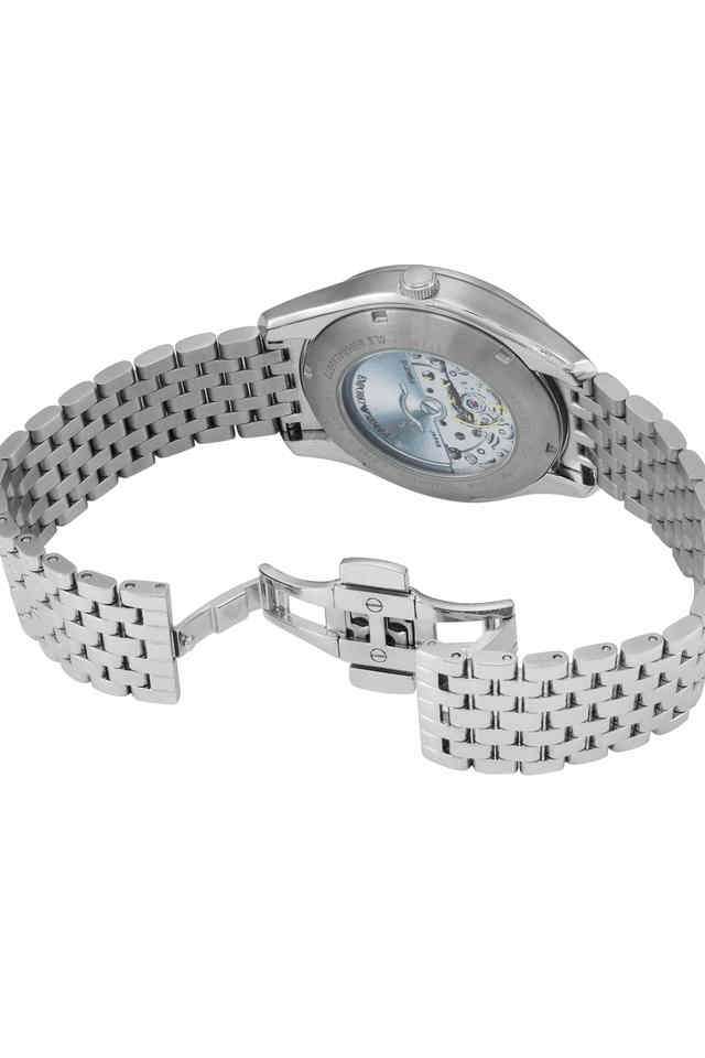 Automatic-41-mm-White-Dial-Stainless-Steel-Analogue-Wrist-Watch-for-Men---AR60076
