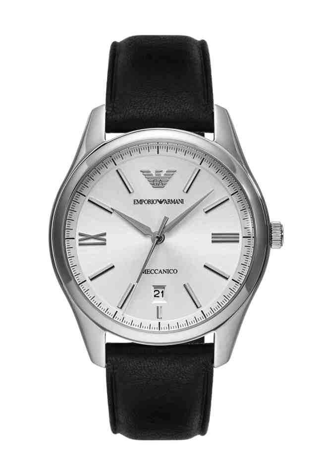 Automatic-41-mm-White-Dial-Leather-Analogue-Wrist-Watch-for-Men---AR60077