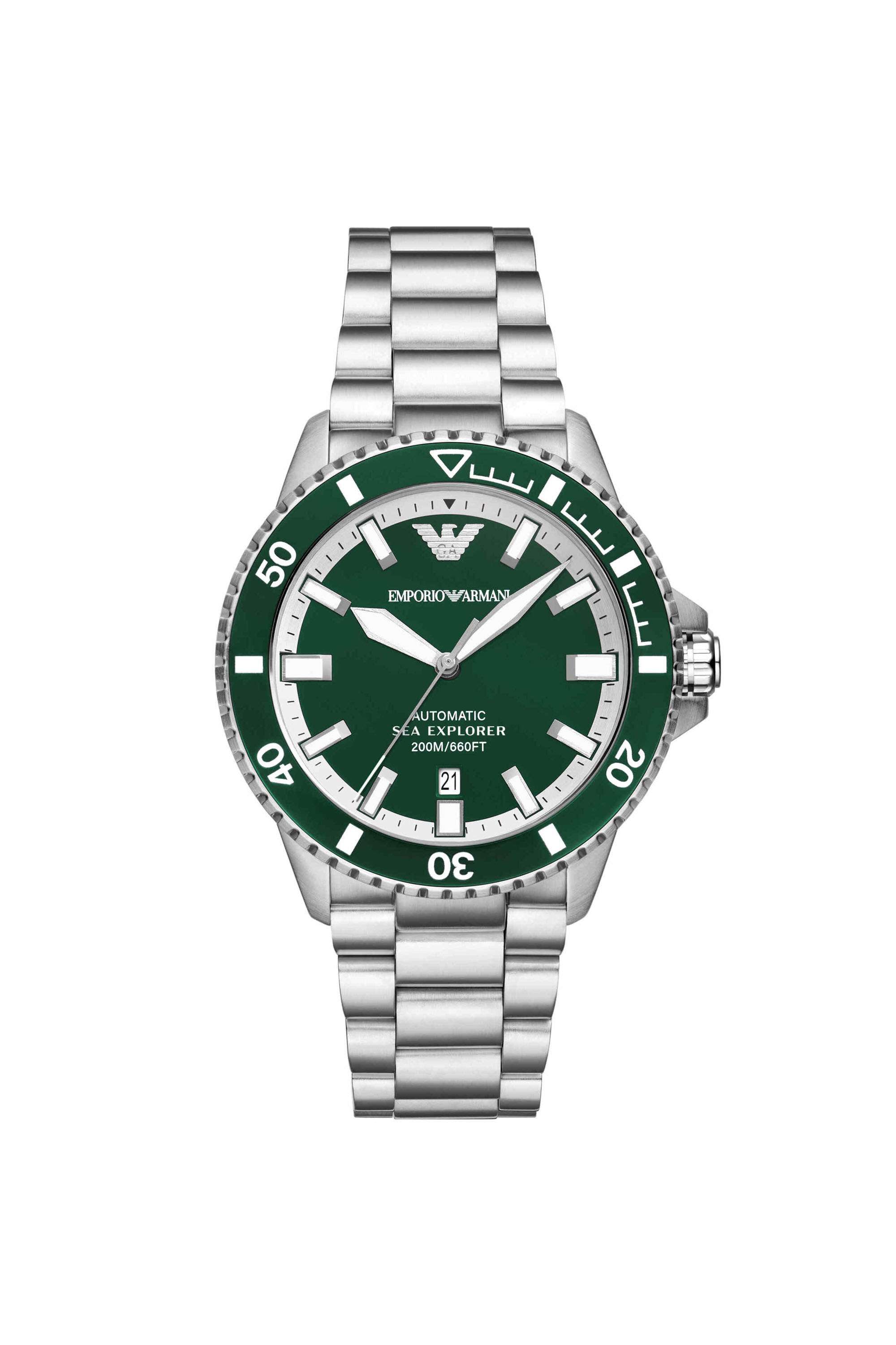 Sea-Explorer-42-mm-Green-Dial-Stainless-Steel-Analogue-Watch-For-Men---AR60080