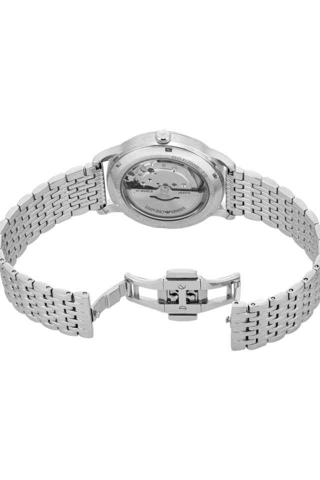 Automatic-39-mm-Black-Dial-Stainless-Steel-Analogue-Watch-for-Men---AR60081