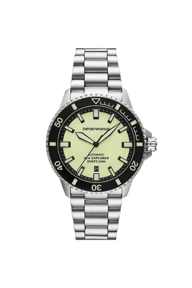 42.5-mm-Yellow-Dial-Stainless-Steel-Analogue-Watch-for-Men---AR60083