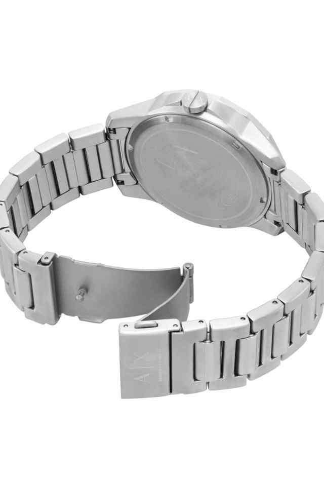 Banks-44-mm-Grey-Dial-Stainless-Steel-Analogue-Wrist-Watch-For-Men---AX1764