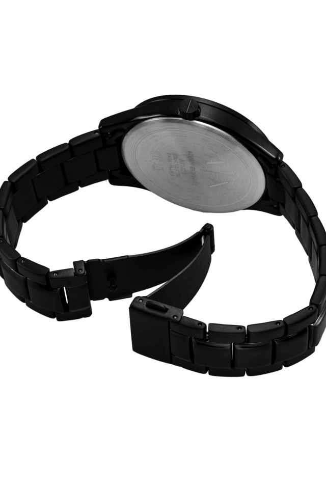 Quartz-42-mm-Black-Dial-Stainless-Steel-Chronograph-Wrist-Watch-for-Men---AX1878I