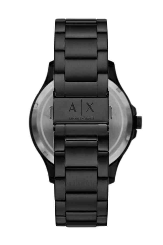46-mm-Black-Dial-Stainless-Steel-Analogue-Watch-for-Men---AX2463I