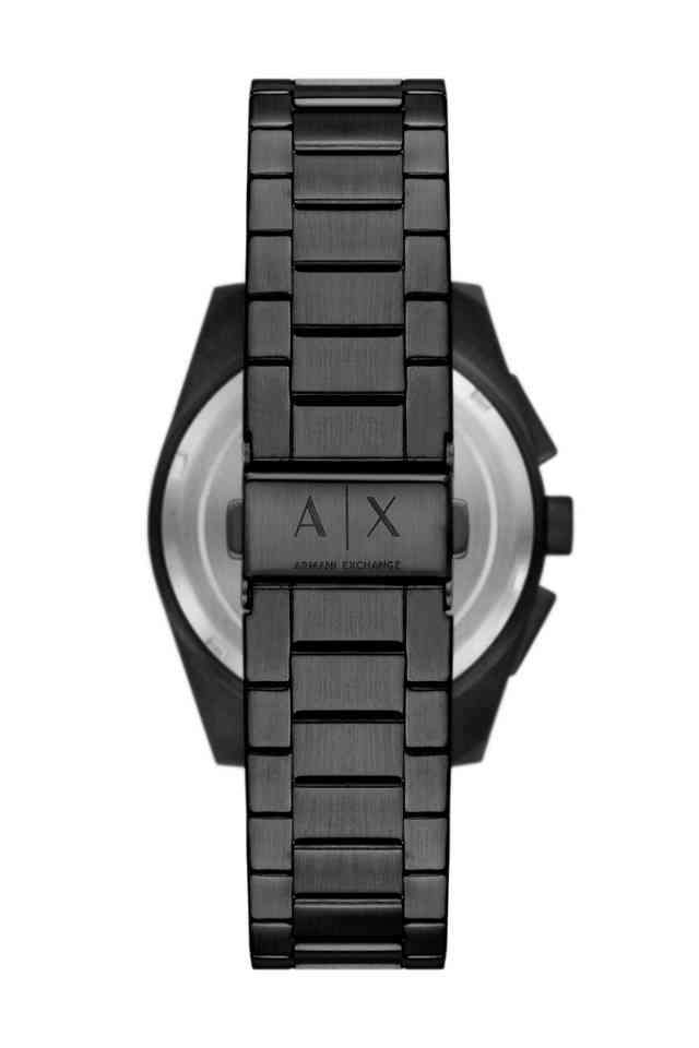 42-mm-Black-Dial-Stainless-Steel-Chronograph-Watch-for-Men---AX2864I