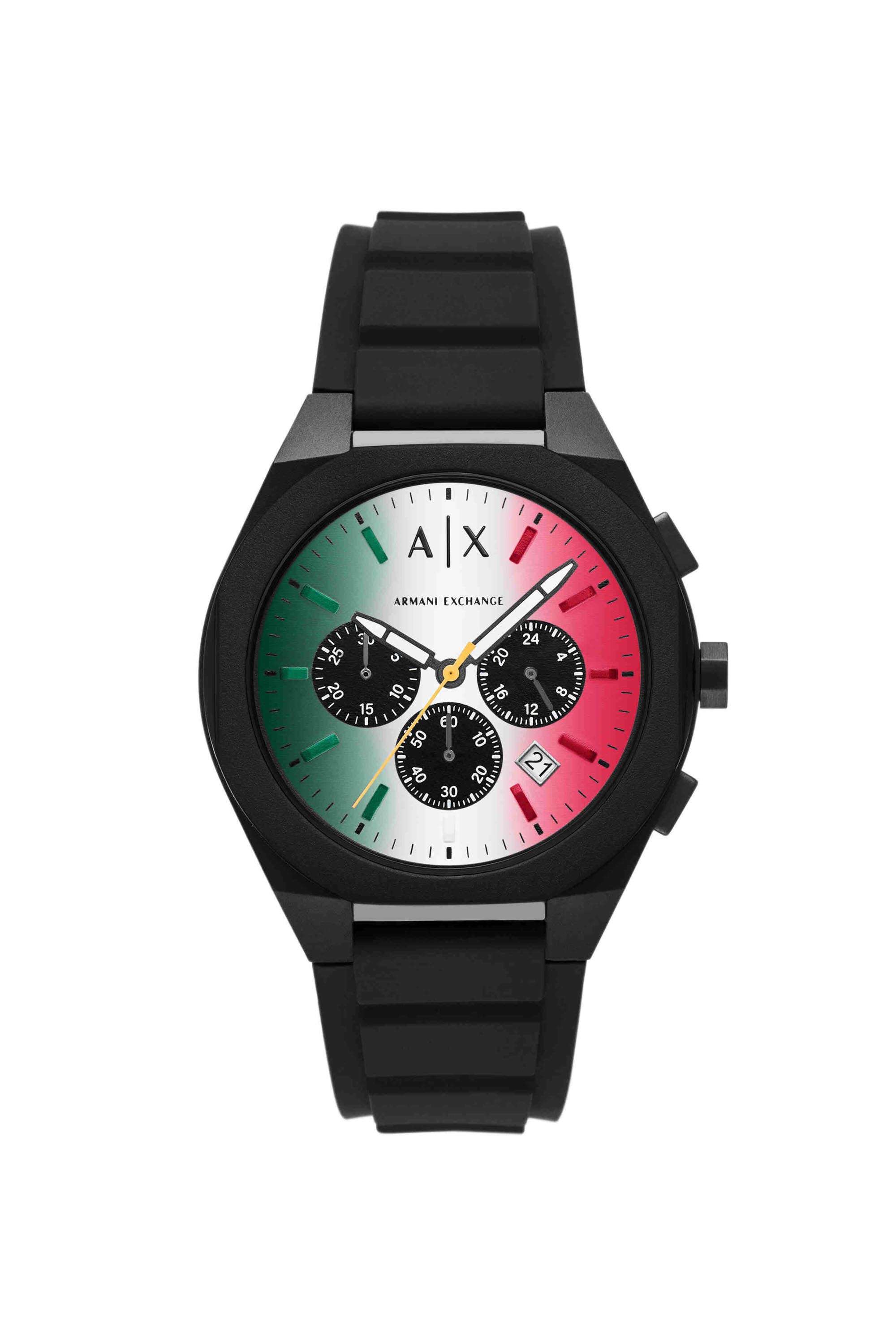 44-mm-Multicolour-Dial-Silicone-Chronograph-Watch-For-Men---AX4173