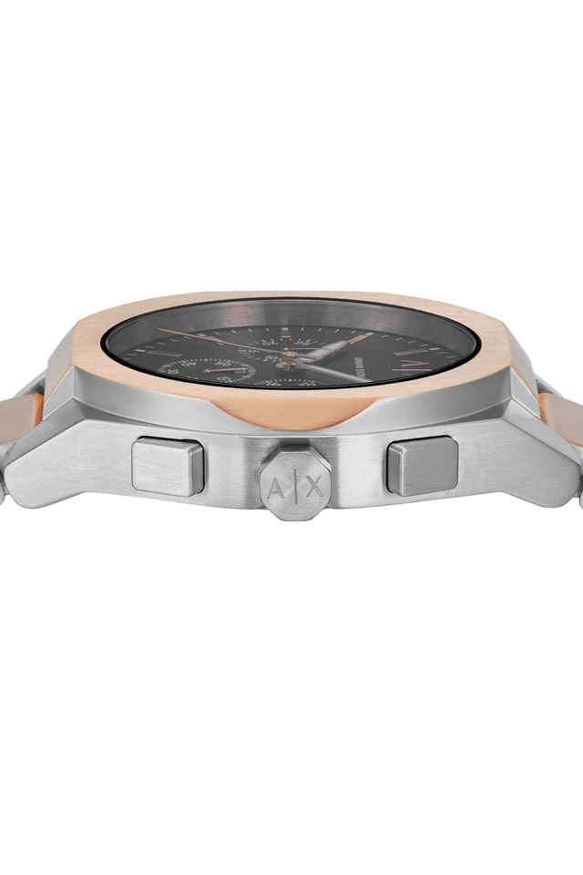 Buy Armani Exchange Black Quartz 42 mm Black Dial Stainless Steel