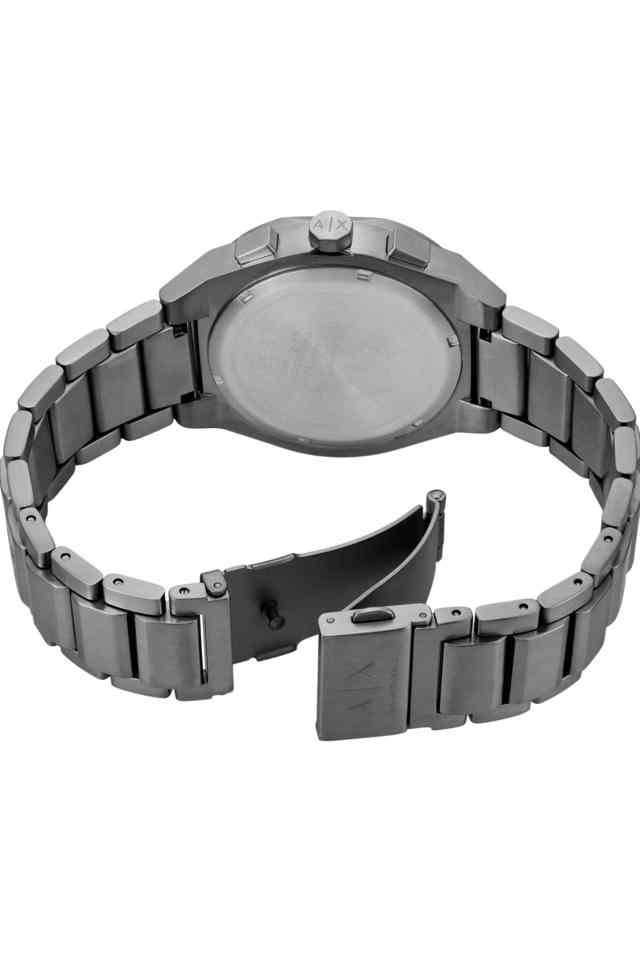 Quartz-42-mm-Blue-Dial-Stainless-Steel-Chronograph-Watch-for-Men---AX4182