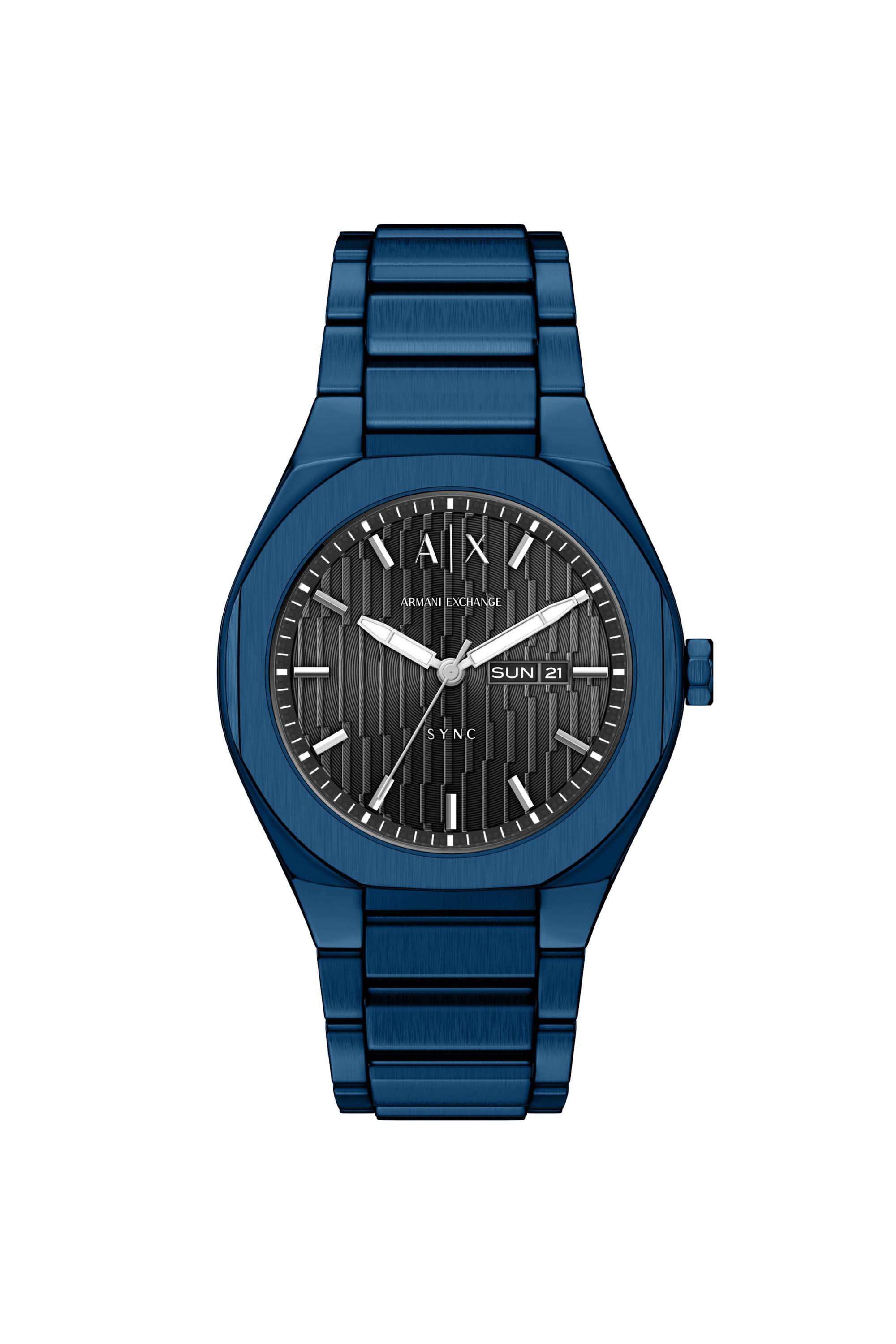 42-mm-Grey-Dial-Stainless-Steel-Analogue-Watch-For-Men---AX4299