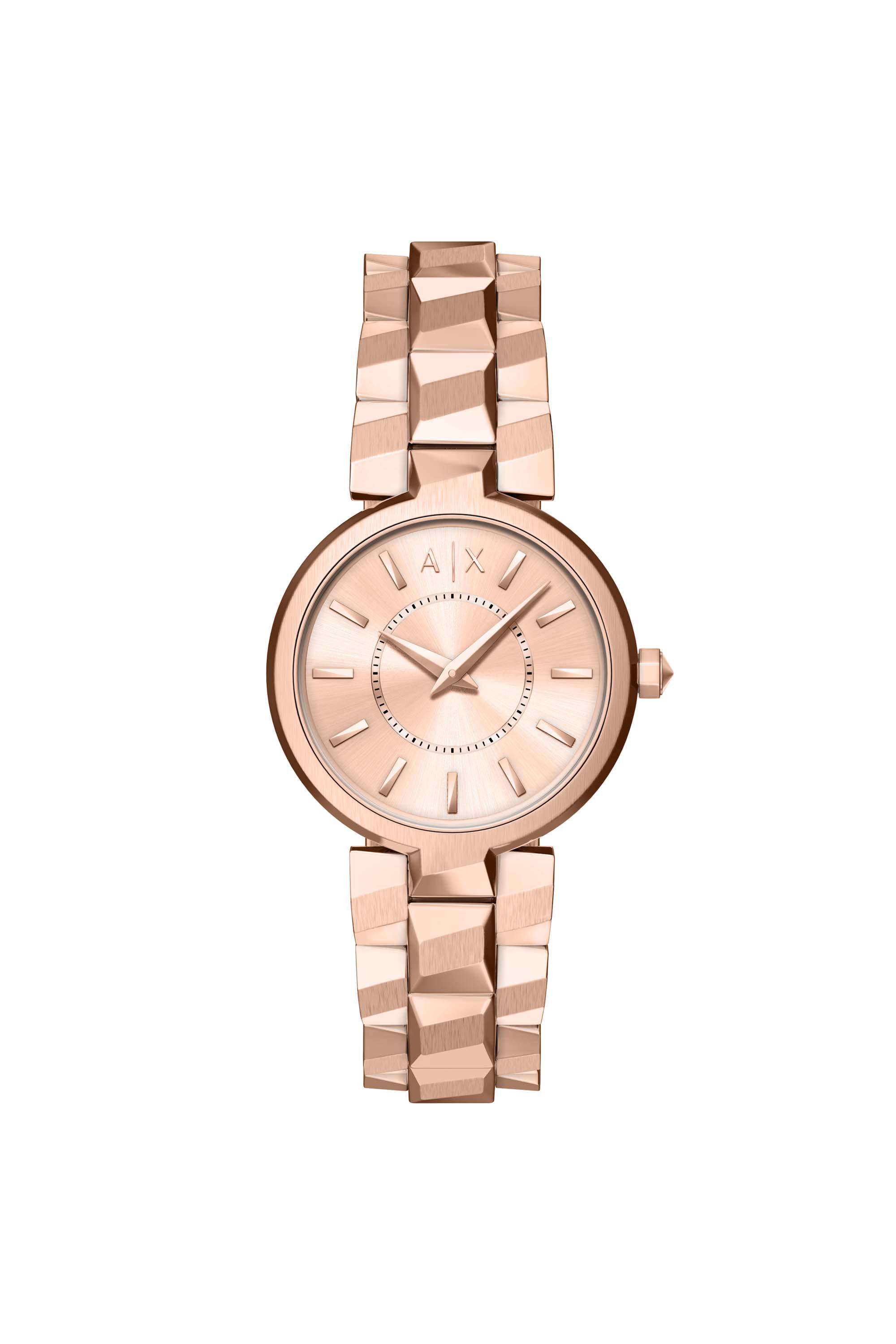34-mm-Rose-Gold-Dial-Stainless-Steel-Analogue-Watch-For-Women---AX4408