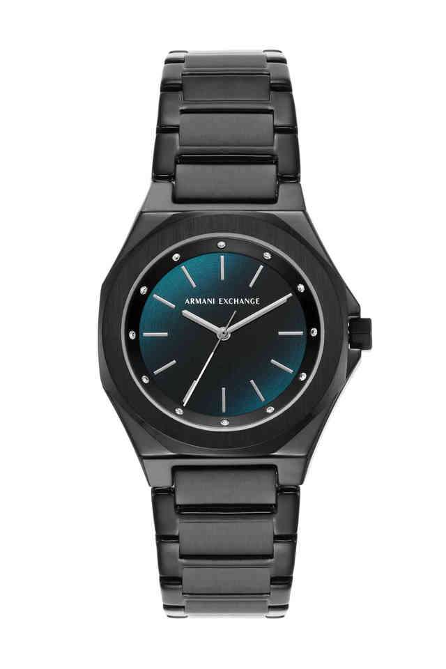 34-mm-Blue-Dial-Stainless-Steel-Analogue-Watch-for-Women---AX4609