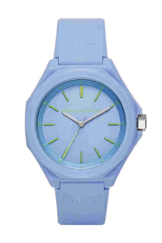 Quartz-40-mm-Blue-Dial-Silicone-Analogue-Wrist-Watch-for-Women---AX4611I