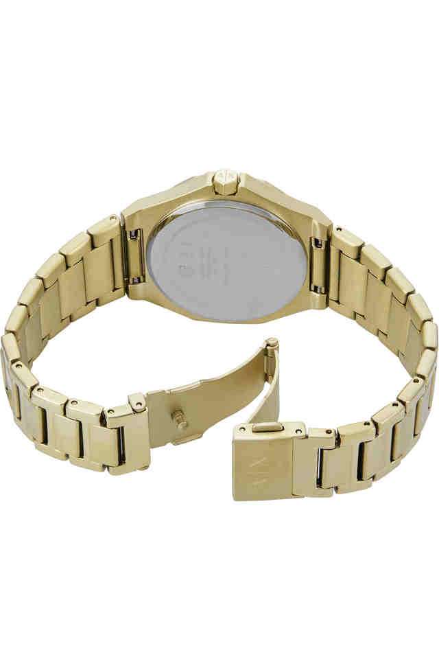Quartz-34-mm-Grey-Dial-Stainless-Steel-Analogue-Watch-for-Women---AX4614