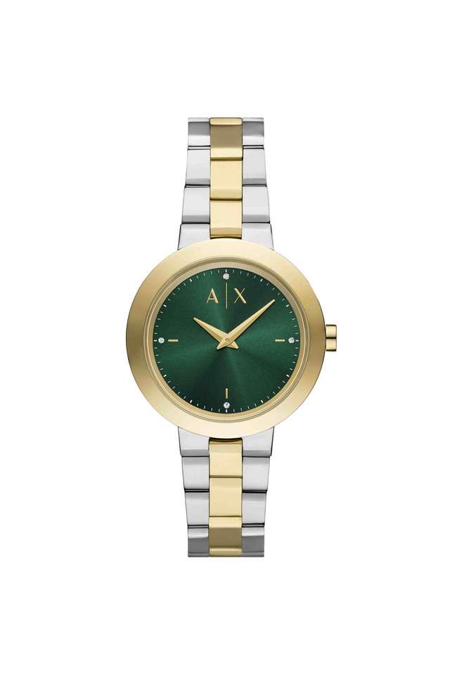 36-mm-Green-Dial-Stainless-Steel-Analogue-Watch-for-Women---AX5176I