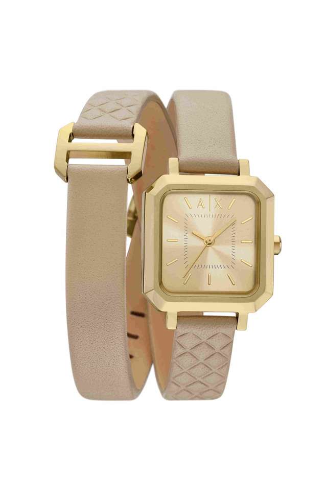 27-mm-Gold-Dial-Leather-Analogue-Watch-for-Women---AX5728I