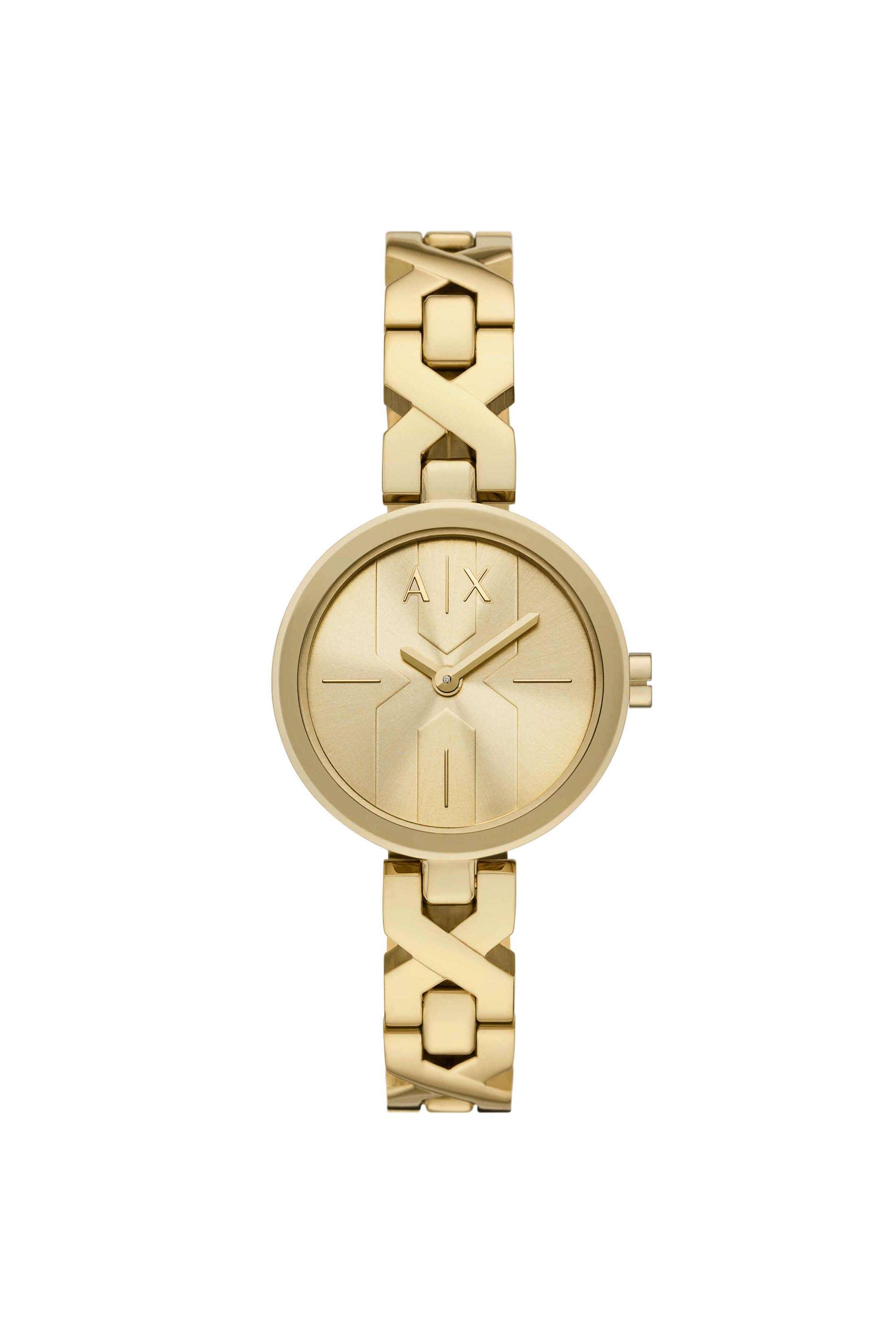 32-mm-Gold-Dial-Stainless-Steel-Analogue-Watch-For-Women---AX5831