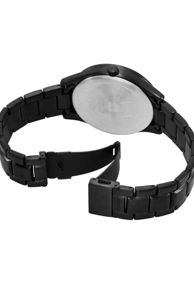 Quartz-42-mm-Black-Dial-Stainless-Steel-Chronograph-Wrist-Watch-for-Men---AX7154SET